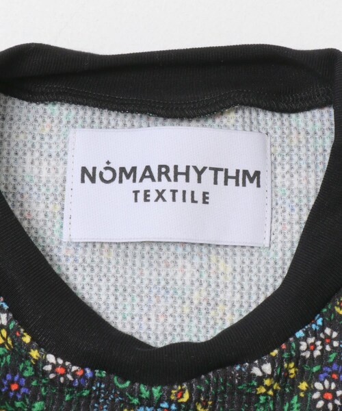URBAN RESEARCH(アーバンリサーチ)の「NOMARHYTHM TEXTILE SMALL FLOWER WAFFLE DRESS(チュニック・レディース・BLACK・2)」の8枚目の写真