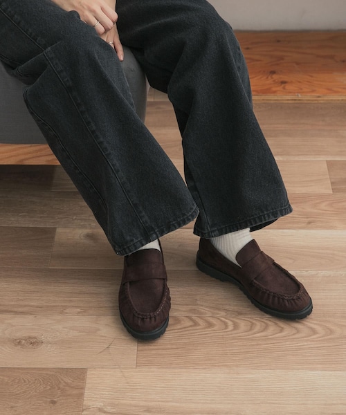 URBAN RESEARCH DOORS（アーバンリサーチドアーズ）の「ギャザーローファー（ローファー・レディース・BROWN/BEIGE・36/37/38）」の6枚目の写真