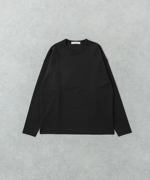 URBAN RESEARCH（アーバンリサーチ）の「コットンナイロンスムージーロングスリーブ（Tシャツ/カットソー・メンズ・WHITE/BEIGE/GRAY/BLACK・S/M/L）」の2枚目の写真