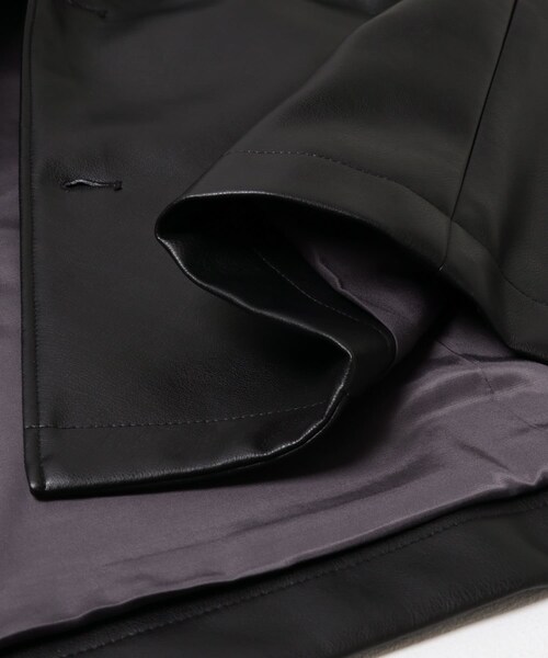 URBAN RESEARCH DOORS（アーバンリサーチドアーズ）の「FL カーコート（ライダースジャケット・メンズ・BLACK・M/L）」の18枚目の写真