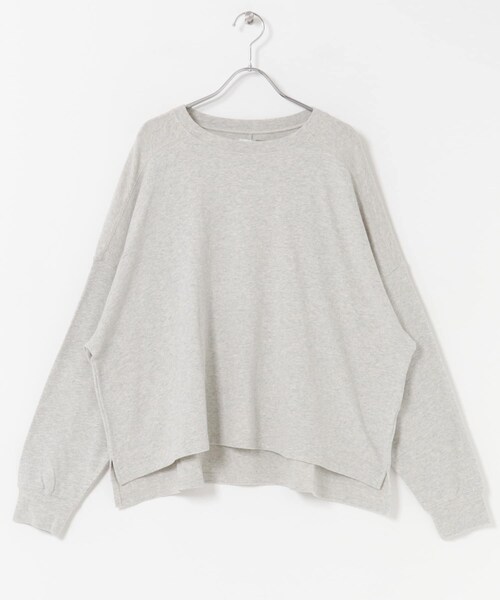 URBAN RESEARCH DOORS(アーバンリサーチドアーズ)の「ネルベア天竺ワイドプルオーバー(Tシャツ/カットソー・レディース・GRAY/PINK/BROWN・M)」の13枚目の写真