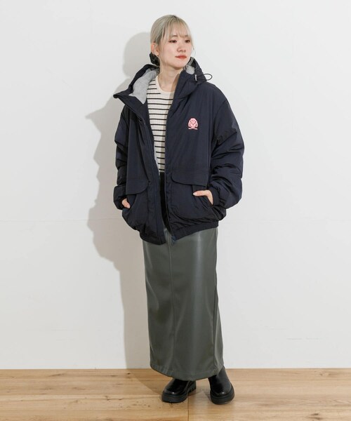 THE GOODLAND MARKET（ザグッドランドマーケット）の「Abode of Snow　AOS-Lhotse Down Jacket（その他アウター・レディース・Navy・2/4）」の19枚目の写真