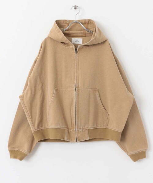 URBAN RESEARCH Sonny Label（アーバンリサーチサニーレーベル）の「ダックフーデッドショートブルゾン（ブルゾン・メンズ・キャメル/ブラック・M/L）」の20枚目の写真
