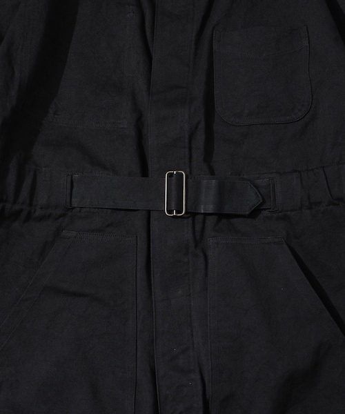 ADAM ET ROPE'(アダムエロペ)の「【NEAT/ニート】Cotton West Point Jump Suit(つなぎ/オールインワン・メンズ・ブラック・L)」の9枚目の写真