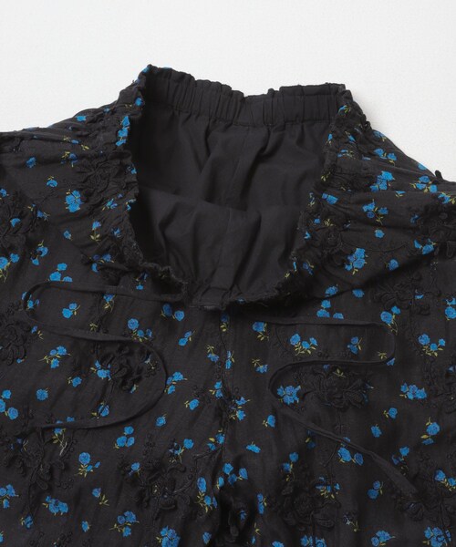 URBAN RESEARCH(アーバンリサーチ)の「crinkle crinkle crinkle SHEER FLOWER EASY PANTS(その他パンツ・レディース・BLACK/IVORY・Free)」の8枚目の写真