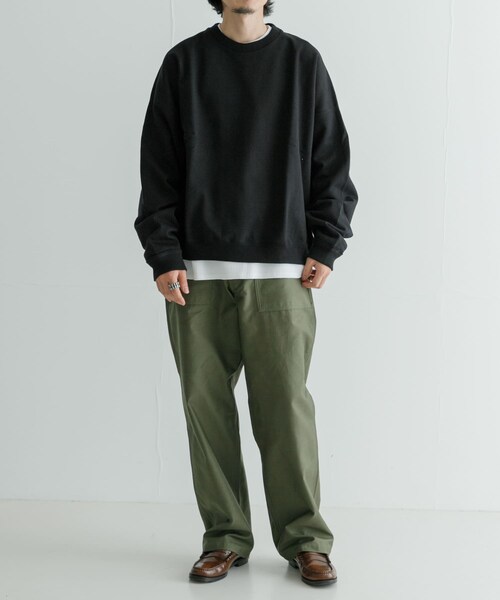 URBAN RESEARCH（アーバンリサーチ）の「『別注』CIOTA×URBAN RESEARCH　Baker Pants(Wide Tapered)（チノパンツ・メンズ・Dark Olive・4/5/6）」の4枚目の写真