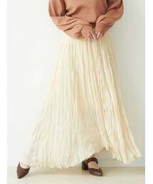 dazzlin | イレギュラーラインクリンクルスカート(スカート)