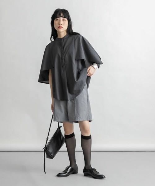 KBF（ケイビーエフ）の「アシンメトリースリムショルダーBAG（ショルダーバッグ・レディース・BLACK/IVORY/CAMEL・one）」の16枚目の写真