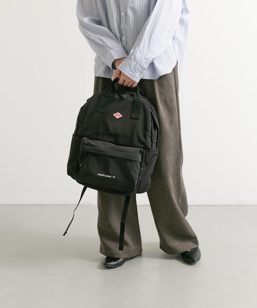 URBAN RESEARCH DOORS(アーバンリサーチドアーズ)の「DANTON PEUPLIERS17(バックパック/リュック・レディース・BLACK/DK.OLIVE・one)」の4枚目の写真
