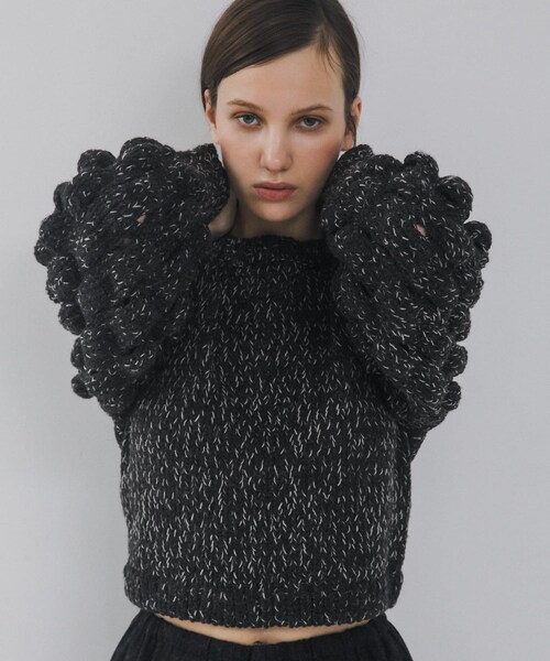 LAATO（ラート）の「lantern long sleeve knit（ニット/セーター・レディース・インク/クリーム・Free）」の20枚目の写真