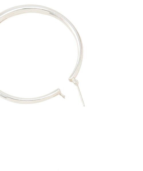 ADAM ET ROPE'(アダムエロペ)の「【GIGI(ジジ)】LUNA authentic hoop 45mm(ピアス(両耳用)・レディース・シルバー・F)」の6枚目の写真