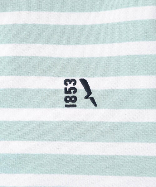 THE GOODLAND MARKET（ザグッドランドマーケット）の「AIGLE　UVカット フレンチテリーストライプスウェット（スウェット・レディース・ABYSSE/EMPIRE/ICE BLUE・36/38）」の15枚目の写真