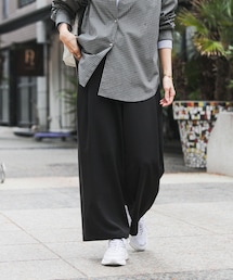 URBAN RESEARCH DOORS | 『UR TECH』完声9分丈ワイドパンツ(その他パンツ)
