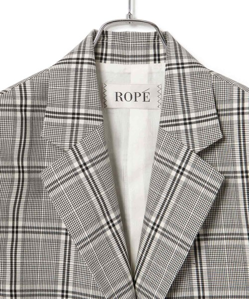 ROPE'(ロペ)の「ウールモヘヤ OVER GILET /セットアップ対応(ベスト・レディース・ブラック系/グレー・F)」の9枚目の写真