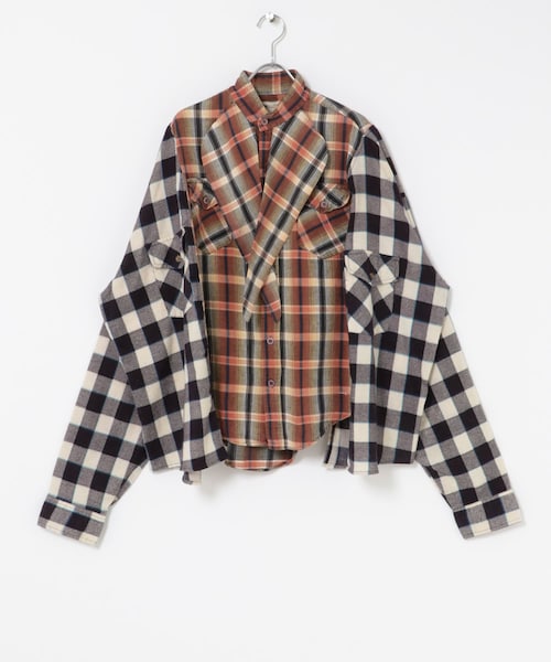 THE GOODLAND MARKET（ザグッドランドマーケット）の「77circa　wide stole shirt-NEL（シャツ/ブラウス・レディース・nel1/nel2/nel3/nel4/nel5・one）」の5枚目の写真