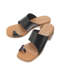 Ungrid | アシメデザインヒールサンダル(サンダル)