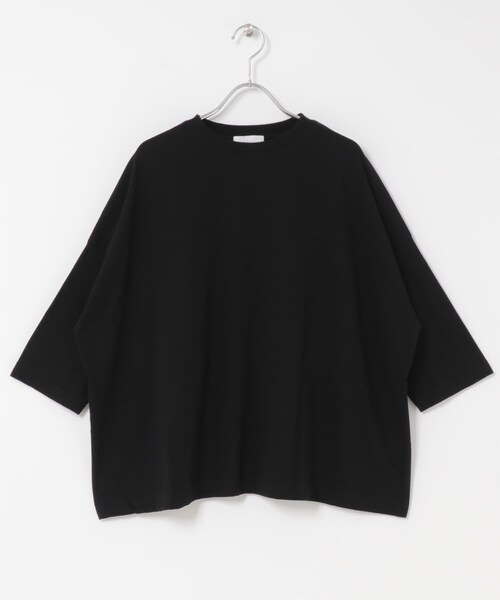 かぐれ（カグレ）の「ワイド6分袖プルオーバー（Tシャツ/カットソー・レディース・OFF/BROWN/BLACK・FREE）」の21枚目の写真