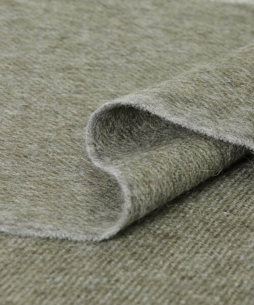 URBAN RESEARCH（アーバンリサーチ）の「THE INOUE BROTHERS　Brushed Scole Stripe（マフラー・メンズ・Grey/Khaki/Br/Camel/Blk/Greige・one）」の8枚目の写真