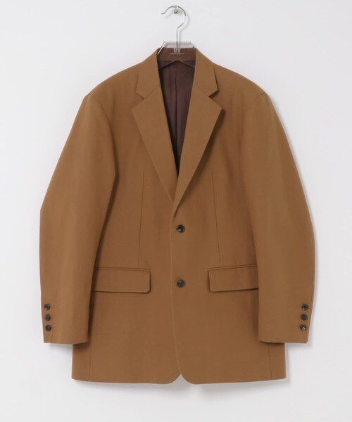 URBAN RESEARCH（アーバンリサーチ）の「semoh　OX Cotton Tailored Jacket（テーラードジャケット・メンズ・BROWN・2）」の4枚目の写真
