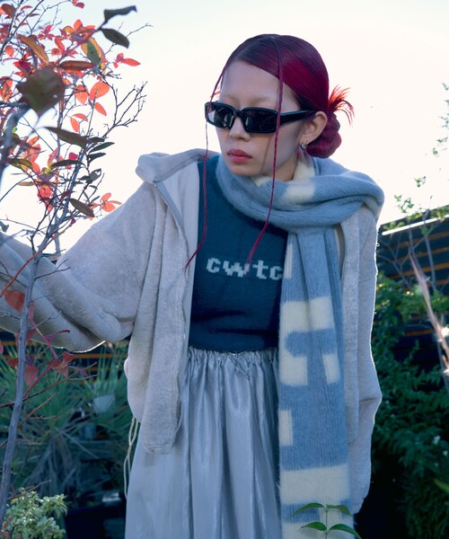 THE GOODLAND MARKET（ザグッドランドマーケット）の「『別注』MIDIUMISOLID×TGM　boa blouson（ブルゾン・レディース・white/gray・FREE）」の5枚目の写真