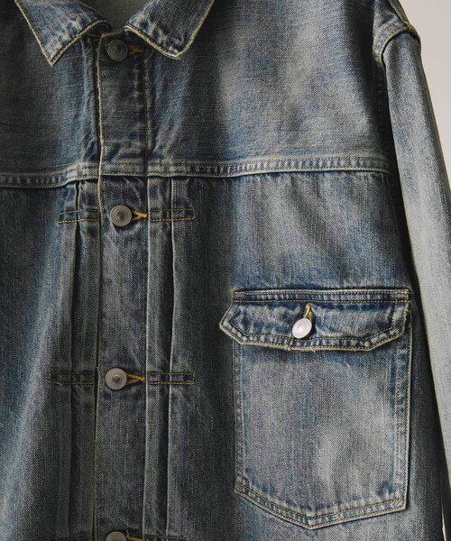 URBAN RESEARCH(アーバンリサーチ)の「A PRESSE 1st Type Denim Jacket(デニムジャケット・メンズ・INDIGO・44/46/48/50)」の3枚目の写真