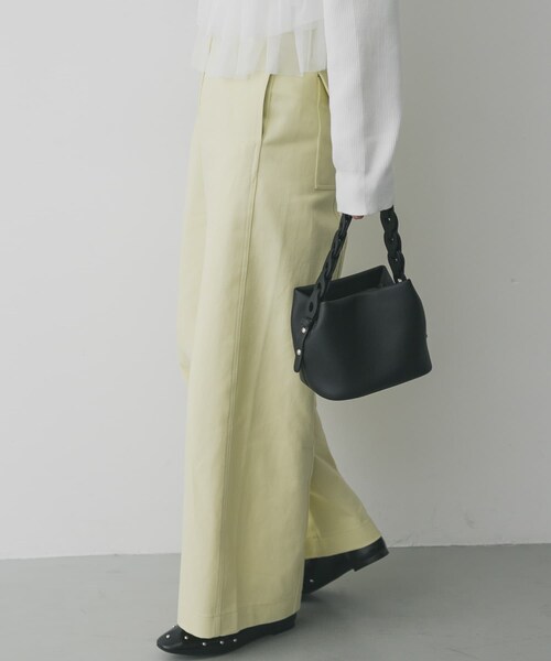 SENSE OF PLACE by URBAN RESEARCH（センスオブプレイスバイアーバンリサーチ）の「チェーンハンドルパフバッグ（ショルダーバッグ・レディース・BLACK/L.BLUE/IVORY・One）」の16枚目の写真