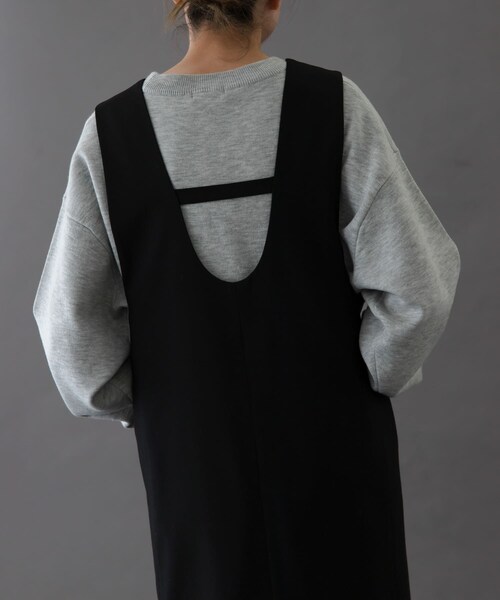 URBAN RESEARCH DOORS(アーバンリサーチドアーズ)の「FORK&SPOON ダブルフェイスクルーネックニット(ニット/セーター・レディース・OFF/TOP GRAY/BLUE・1)」の17枚目の写真