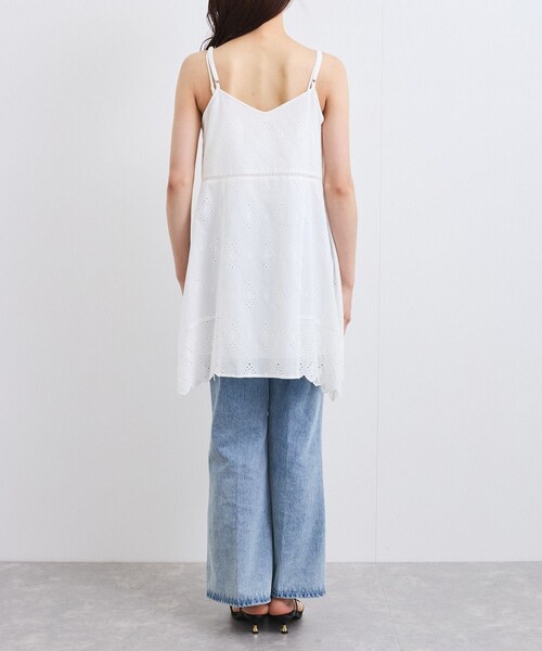 VIS(ビス)の「カットワークレースキャミミニワンピース(ワンピース・レディース・ブラック/オフホワイト・F)」の15枚目の写真