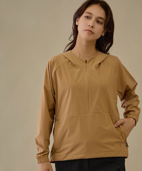 ROPE'（ロペ）の「【NOIR】【撥水】ナイロン2WAY ウィンドジャケット（パーカー・レディース・ブラック/ベージュ系・L/M/S）」の21枚目の写真