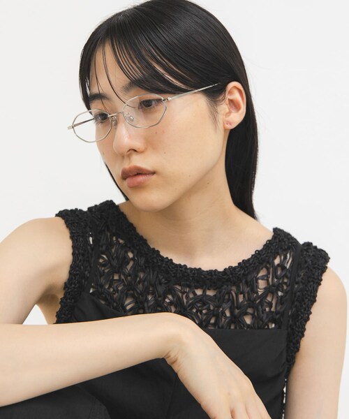 KBF（ケイビーエフ）の「メタルフレームサングラス（メガネ・レディース・BROWN/CLEAR・One）」の12枚目の写真