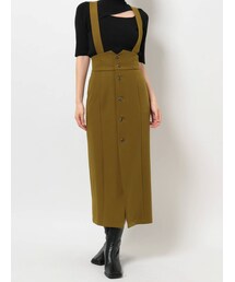 MURUA | タイトボタンジャンパースカート(ワンピース)