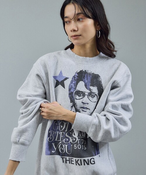 ADAM ET ROPE'（アダムエロペ）の「【COUTURE D'ADAM（クチュール ド アダム）】ビンテージスウェット photo（スウェット・レディース・グレー・38）」の22枚目の写真