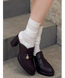 dazzlin | チャームローファーサボ(パンプス)