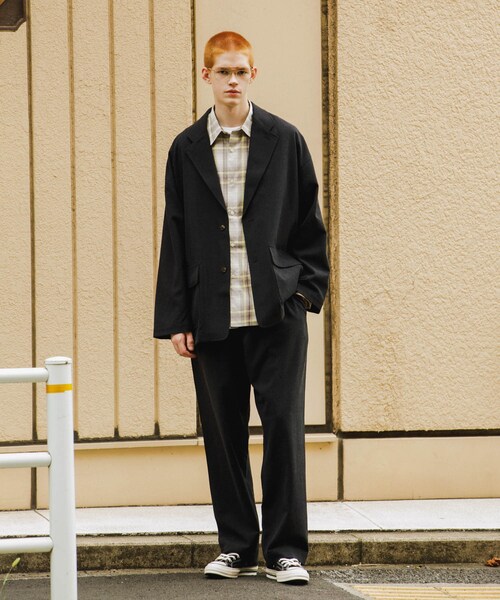 URBAN RESEARCH（アーバンリサーチ）の「Cale　シルクウールニドムジャケット（テーラードジャケット・メンズ・Black・3/4）」の4枚目の写真