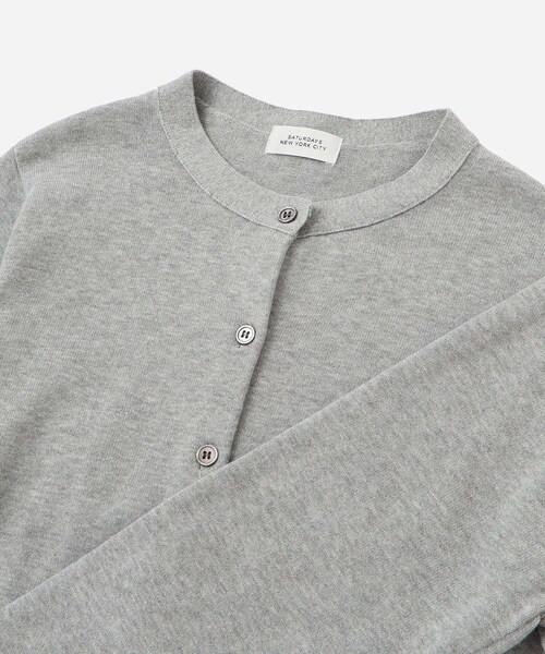 Saturdays NYC（サタデーズ ニューヨークシティ ）の「Halle Double Layer Cardigan  | WOMEN（カーディガン/ボレロ・レディース・ブラック/グレー/レッド・L/M/S）」の22枚目の写真