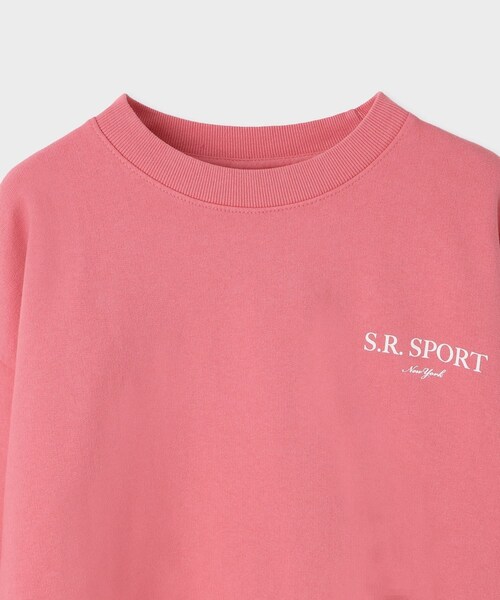 ROPE'(ロペ)の「【Sporty&Rich(スポーティー アンド リッチ)】WIMBLEDON CREWNECK|スウェット(スウェット・レディース・レッド・M/S)」の5枚目の写真