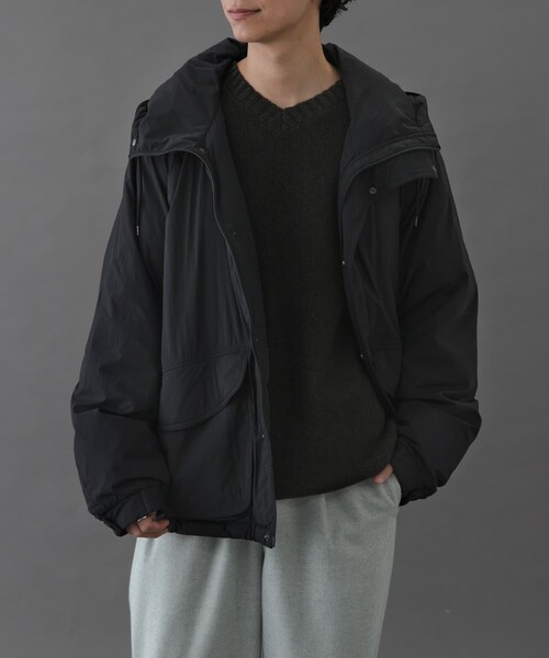 URBAN RESEARCH DOORS(アーバンリサーチドアーズ)の「FORK&SPOON SORONAフーディーブルゾン(ブルゾン・メンズ・BLACK/SAND/BROWN・4/5)」の1枚目の写真