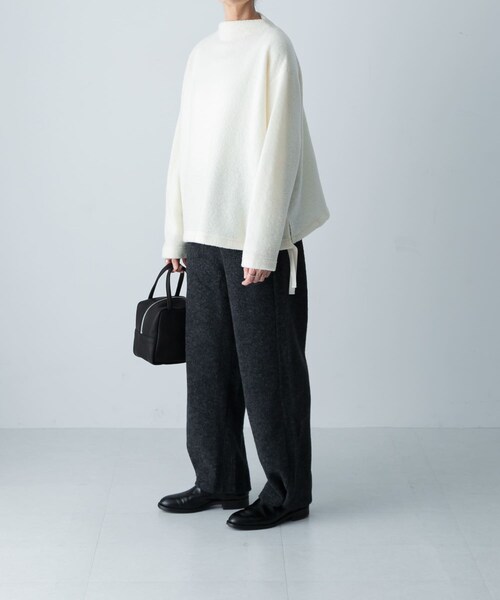 かぐれ（カグレ）の「ウールループボトルネックプルオーバー（その他トップス・レディース・IVORY/MOCHA/NAVY・Free）」の7枚目の写真