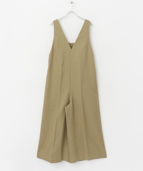 URBAN RESEARCH ROSSO（アーバンリサーチロッソ）の「2WAYワイドオールインワン（サロペット/オーバーオール・レディース・beige/gray・36/38）」の14枚目の写真