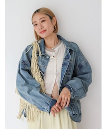 Ungrid | ルーズシルエットデニムジャケット(デニムジャケット)