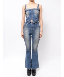 EMODA | デニムキャミサロペット(サロペット/オーバーオール)