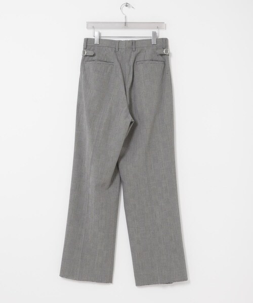 URBAN RESEARCH（アーバンリサーチ）の「new basic　HIGH TWIST WOOL TROUSER（その他パンツ・メンズ・BLACK/CHECK・M/L/XL）」の14枚目の写真