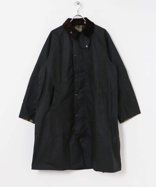 URBAN RESEARCH（アーバンリサーチ）の「Barbour　MODIFIED EXMOOR JACKET（ステンカラーコート・メンズ・BLACK/SAGE・36/38/40）」の19枚目の写真