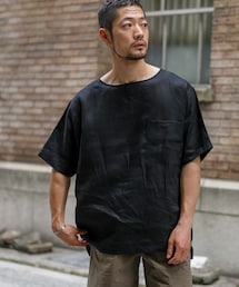 URBAN RESEARCH ROSSO（アーバンリサーチロッソ）の「『XLサイズあり』リネンプルオーバーTシャツ（Tシャツ/カットソー）」