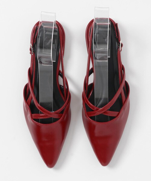 SENSE OF PLACE by URBAN RESEARCH(センスオブプレイスバイアーバンリサーチ)の「ポインテッドクロスベルトミュール(その他シューズ・レディース・BLACK/SILVER/RED・S/M/L)」の22枚目の写真