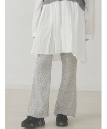 merry jenny | floralメロウフレアパンツ(その他パンツ)