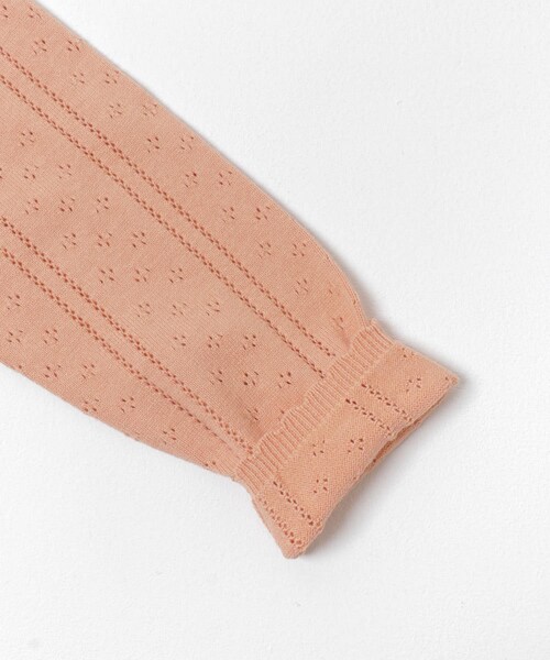 URBAN RESEARCH DOORS(アーバンリサーチドアーズ)の「『150サイズ』透かし編みカーディガン(KIDS)(ニット/セーター・キッズ・PEACH/IVORY・150)」の14枚目の写真