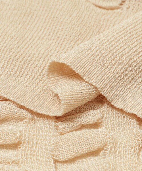 LAATO（ラート）の「fukure cardigan（カーディガン/ボレロ・レディース・クリーム/インク・FREE）」の10枚目の写真