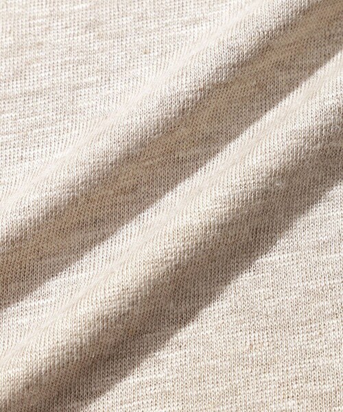 ADAM ET ROPE'(アダムエロペ)の「【BATONER/バトナー】NORMANDY LINEN T-SHIRT(Tシャツ/カットソー・メンズ・キナリ/ベージュ・2/3)」の14枚目の写真