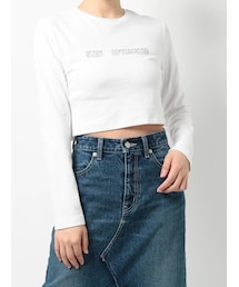 EVRIS | コンパクトプリントTシャツ(Tシャツ/カットソー)